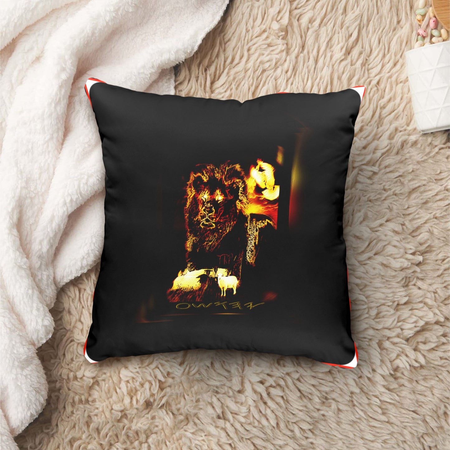 Prince of Peace 01-01 Polyester Peach Skin Pillowcases, 1.6 ft. x 1.6 ft