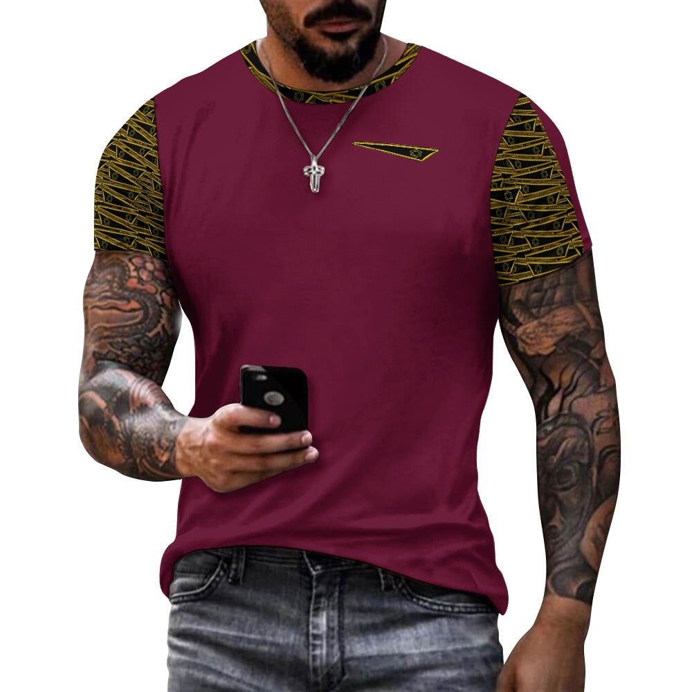 Flag of David, The Men's Designer Cotton T-shirt (7 colors)