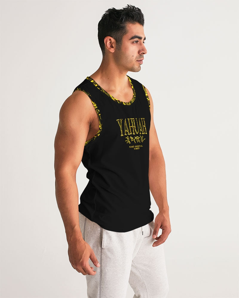 Yahuah-Name Above All Names 01-02 Men's Designer Sports Tank Top