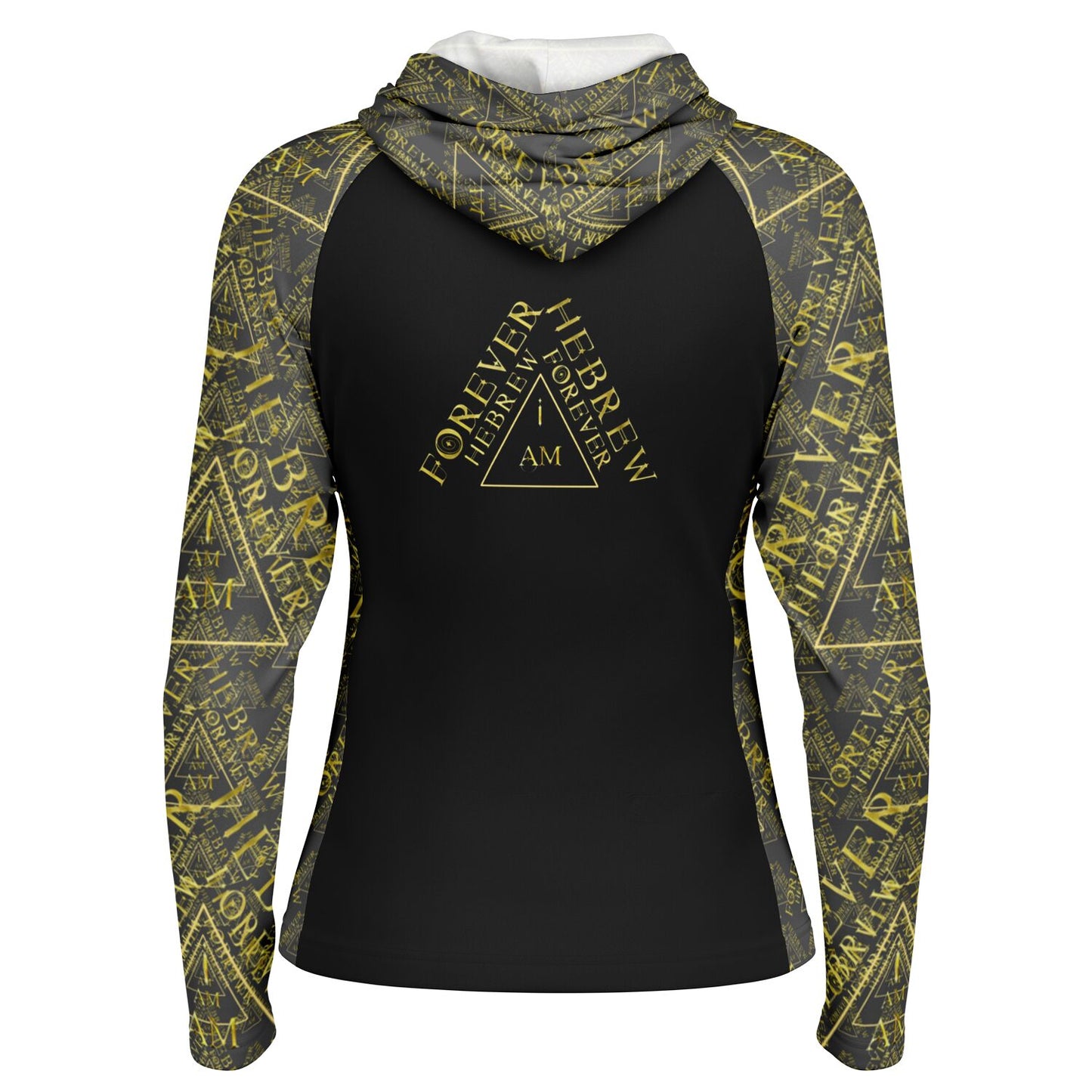 I AM HEBREW 03-01 Ladies Designer Lightweight Raglan Hoodie