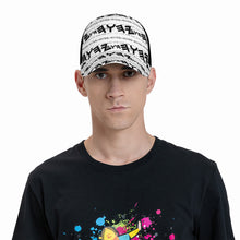 Load image into Gallery viewer, Most High God - Yahuah 01-01 White Designer Curved Brim Baseball Cap