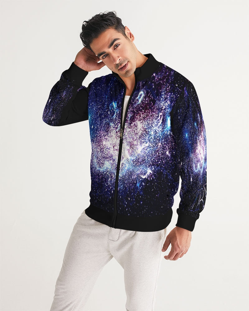 Galaxy Prints 01 Men's Designer Stripe Sleeve Track Jacket