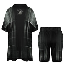 Load image into Gallery viewer, TRP Matrix 03 Ladies Designer Two Piece V-neck Bat Sleeve Shorts Set