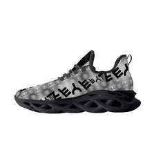 Load image into Gallery viewer, Most High God - Yahuah 01-01 Black Mesh Knit Flex Unisex Sneakers