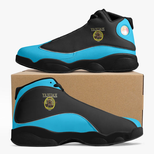 A-Team 01 Blue Unisex Black Sole Basketball Sneakers