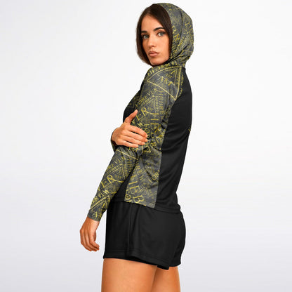 I AM HEBREW 03-01 Ladies Designer Lightweight Raglan Hoodie