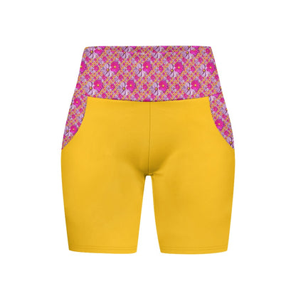TRP Floral Print 05: Garden Cosmos Designer Sports Shorts