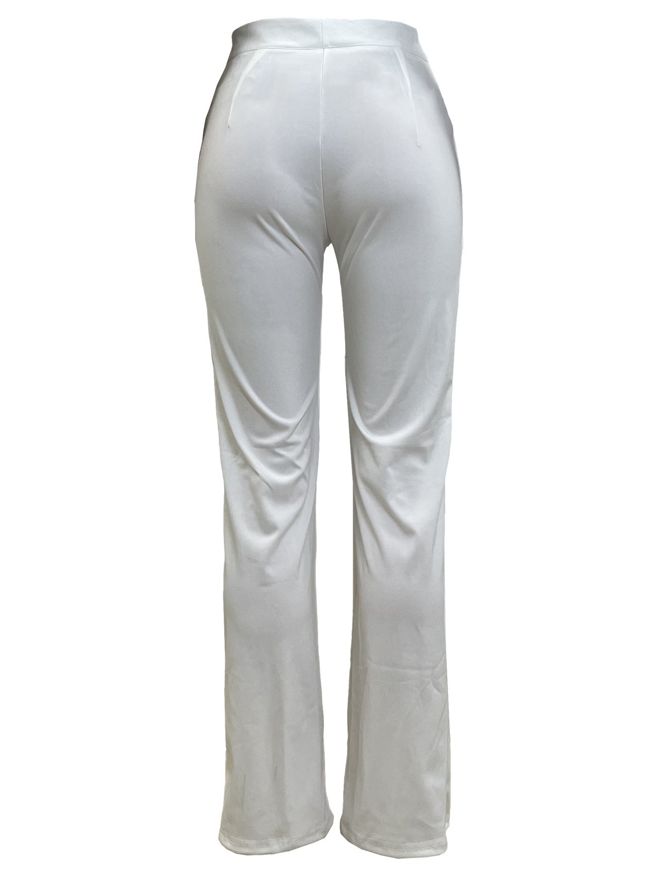 White High Waist Temperament Slimming Tapered Pants