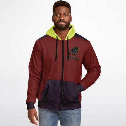 KING 01-02 Men's Designer Microfleece Zip Hoodie