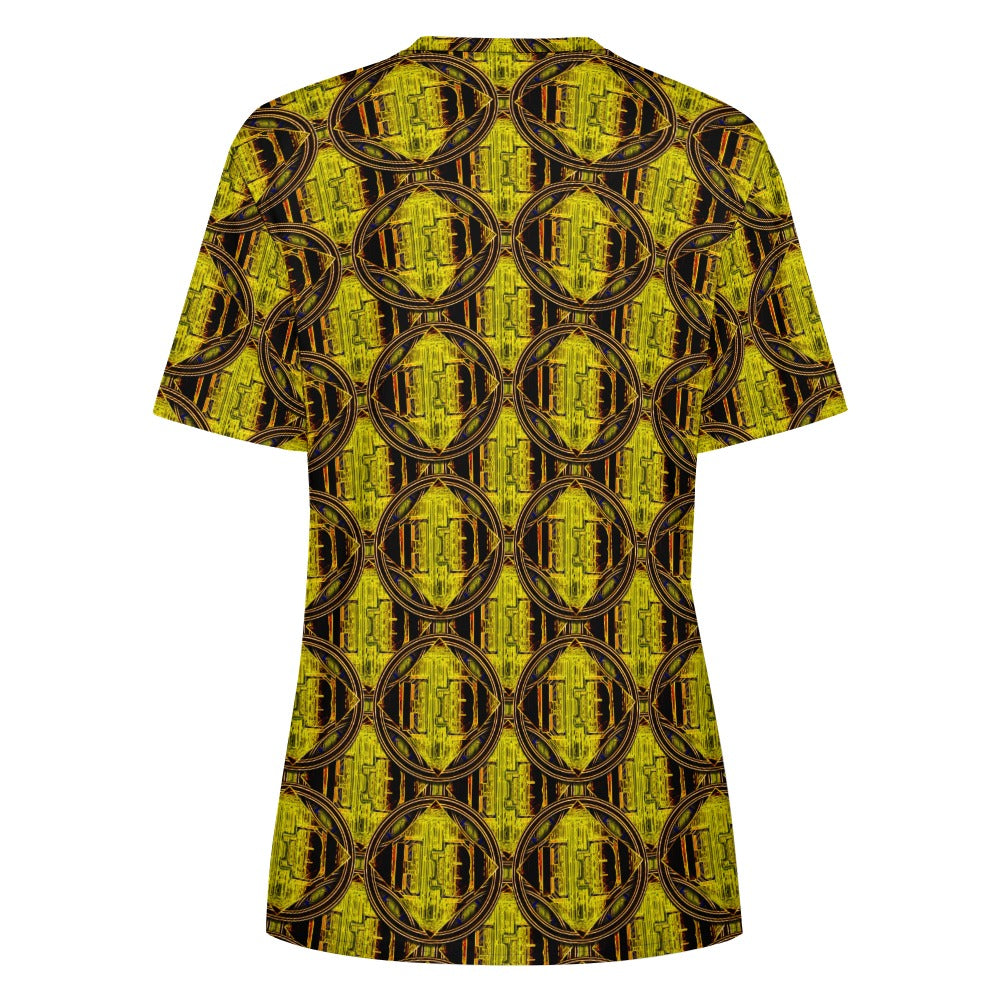 Hebrew World 02-01 Ladies Designer Cotton T-shirt (5 colors)