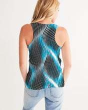 Cargar imagen en el visor de la galería, TRP Twisted Patterns 04: Weaved Metal Waves 01-02 Ladies Designer Racerback Tank Top