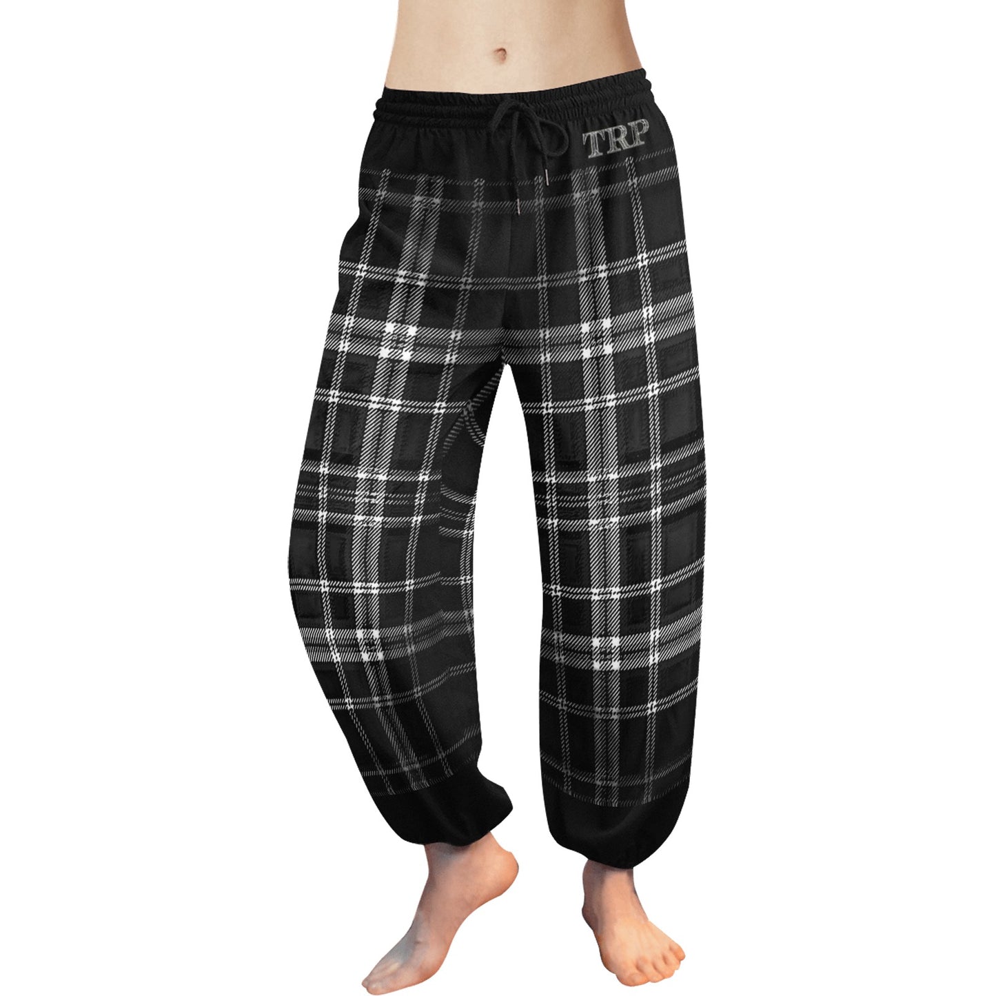 TRP Twisted Patterns 06: Digital Plaid 01-06B Ladies Designer Harem Pants