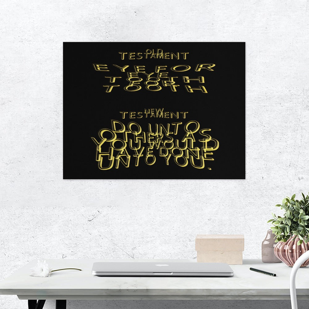 Commandment Keepers 02-02 Canvas Print, 18x24 inches, 2 colors