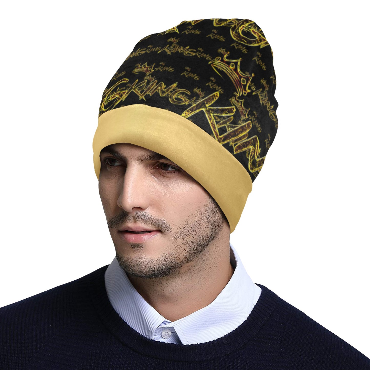 KING 01-01 Men's Designer Cuffed Beanie