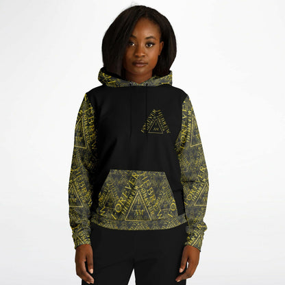 I AM HEBREW 03-01 Designer Triblend Fleece Lined Unisex Hoodie