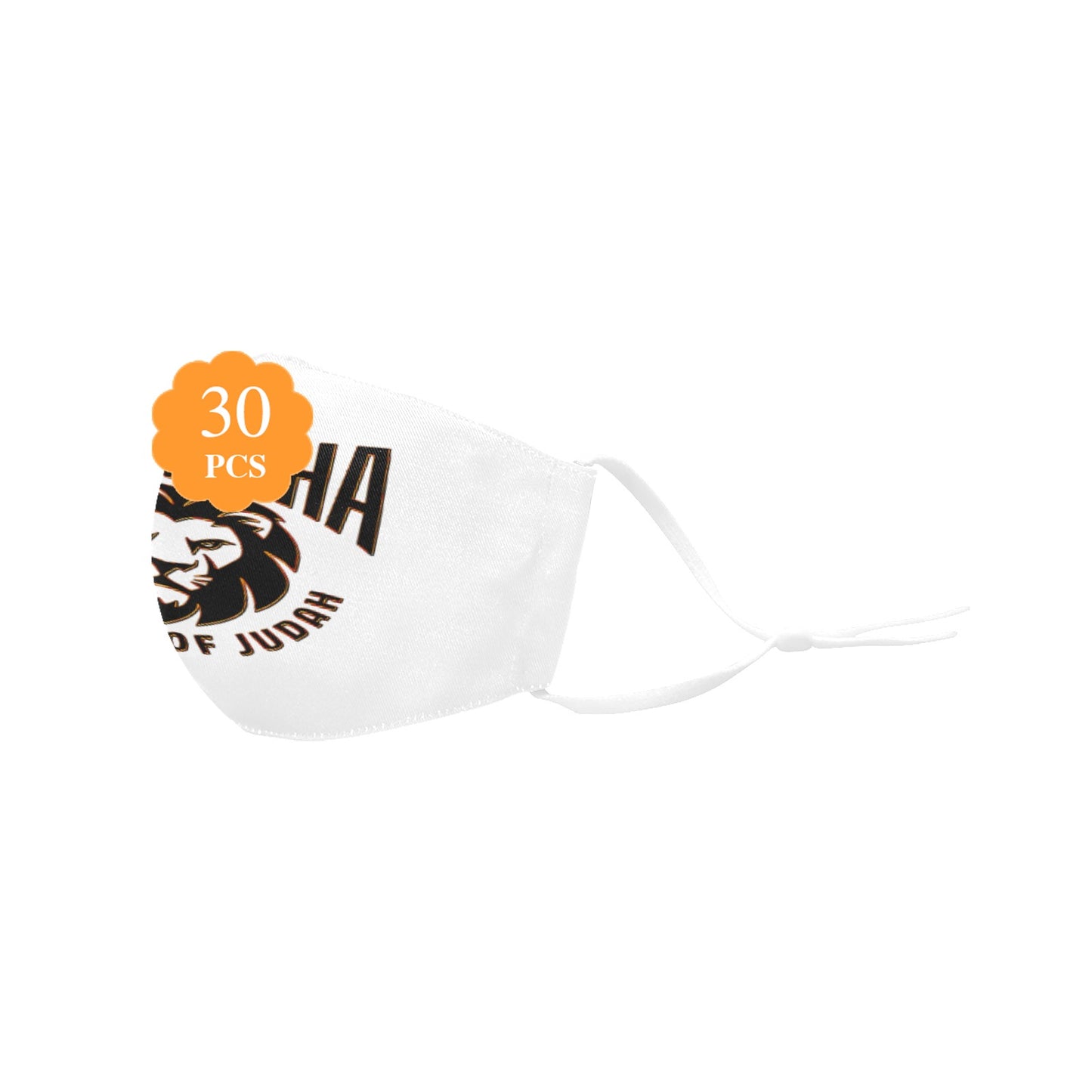 Yahusha-The Lion of Judah 02-01 Designer Cotton Face Mask + 30 filters