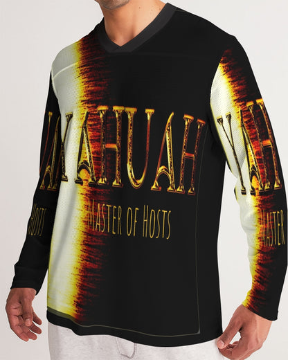 Yahuah: Master of Hosts (01-03) | Men's Long Sleeve Jersey Tee