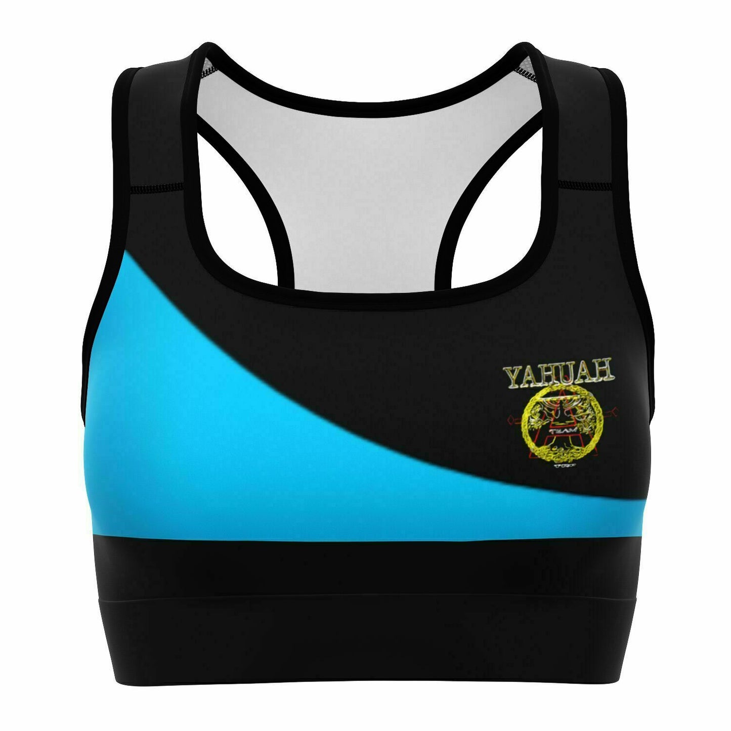 A-Team 01 Blue Designer Sports Bra