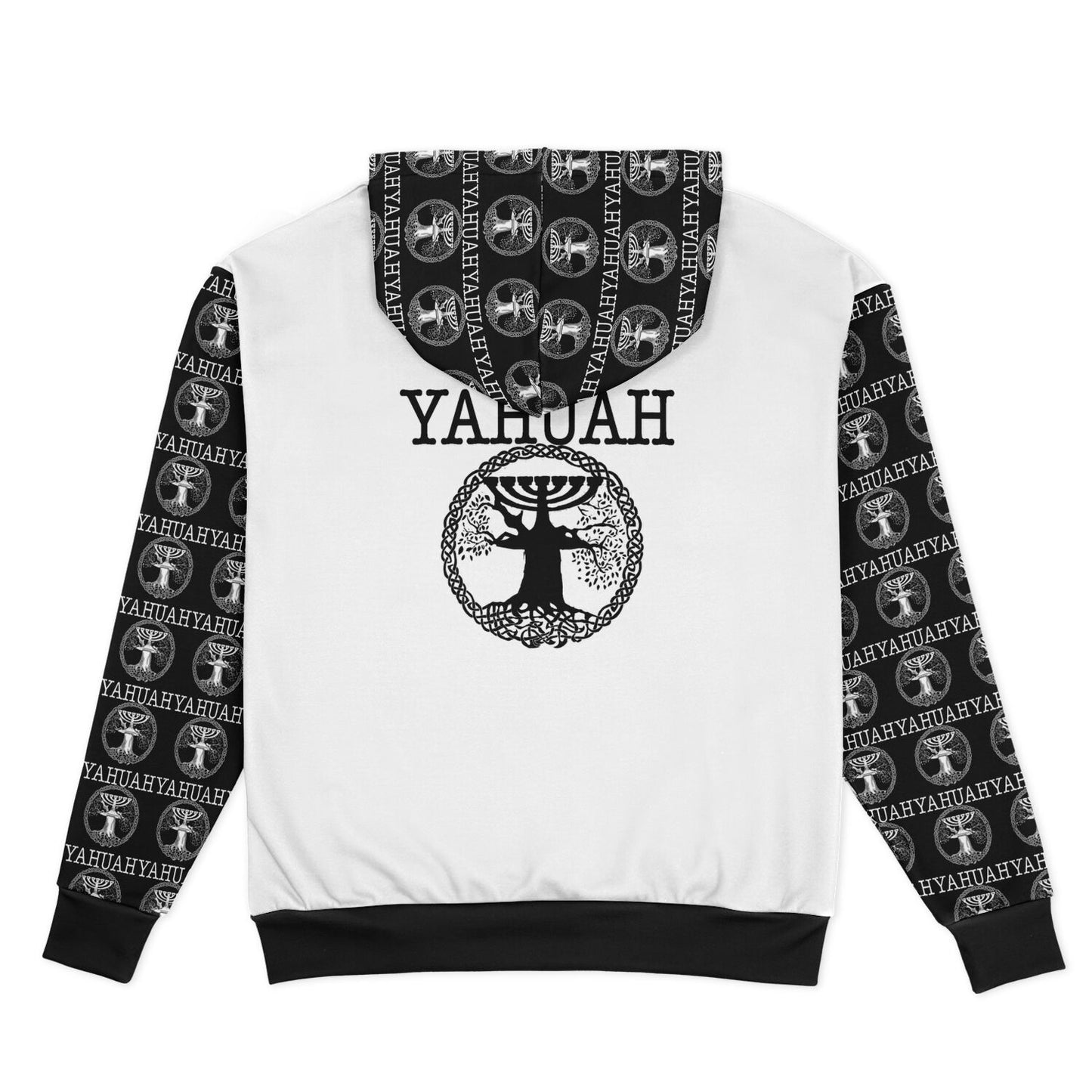 Yahuah-Tree of Life 02-06 Designer Heavyweight Oversized Fleece Lined Unisex Hoodie