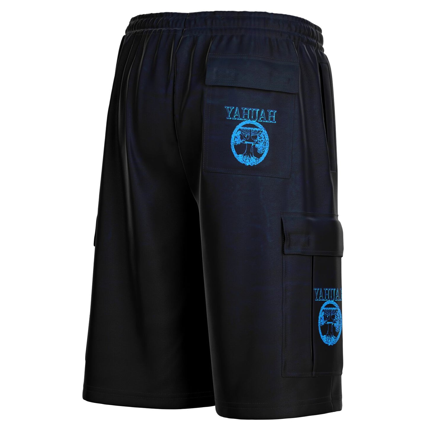 Yahuah-Tree of Life 02-02 Designer Unisex Heavyweight Cargo Shorts