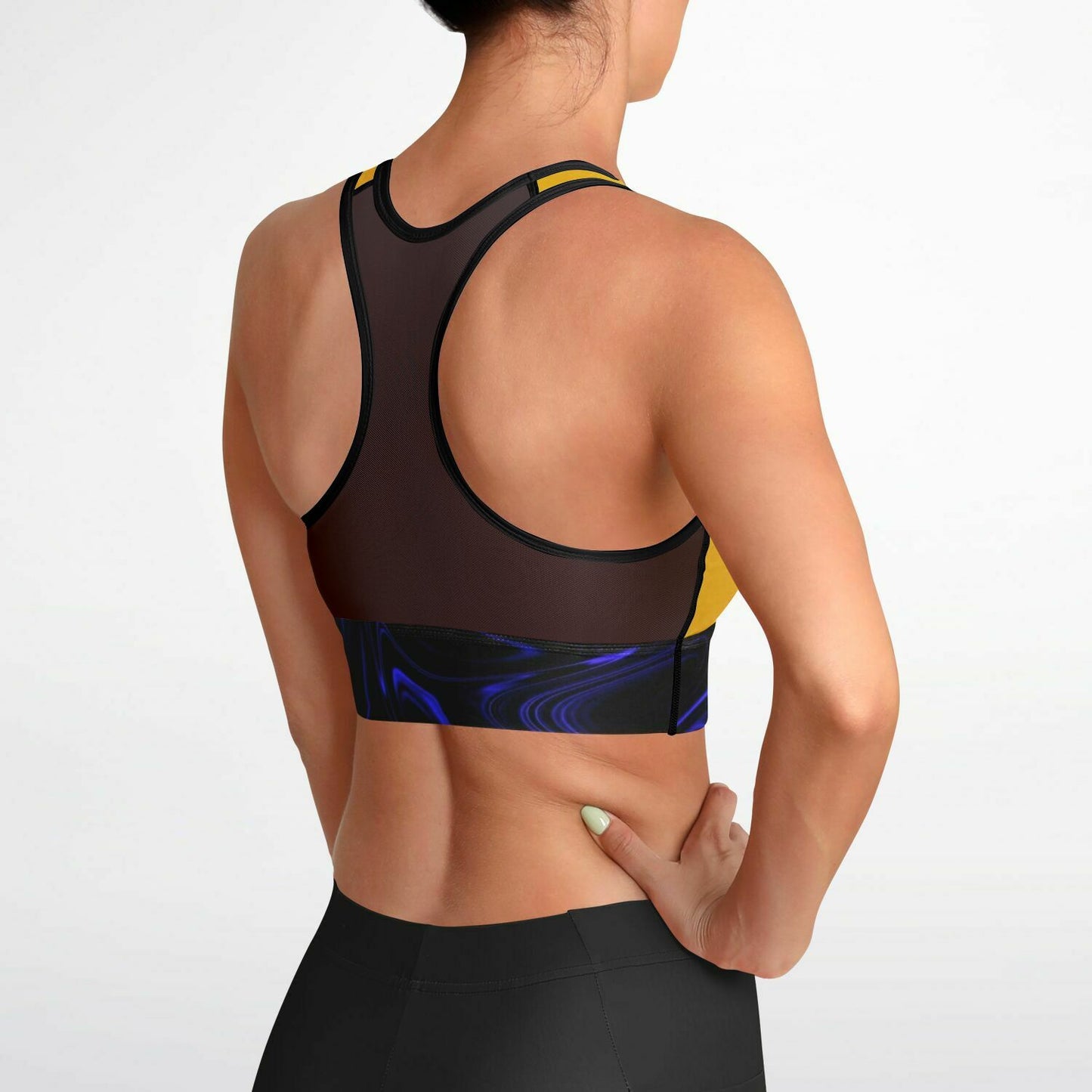 Yahuah-Tree of Life 02-02 Elect Designer Mesh Padded Sports Bra