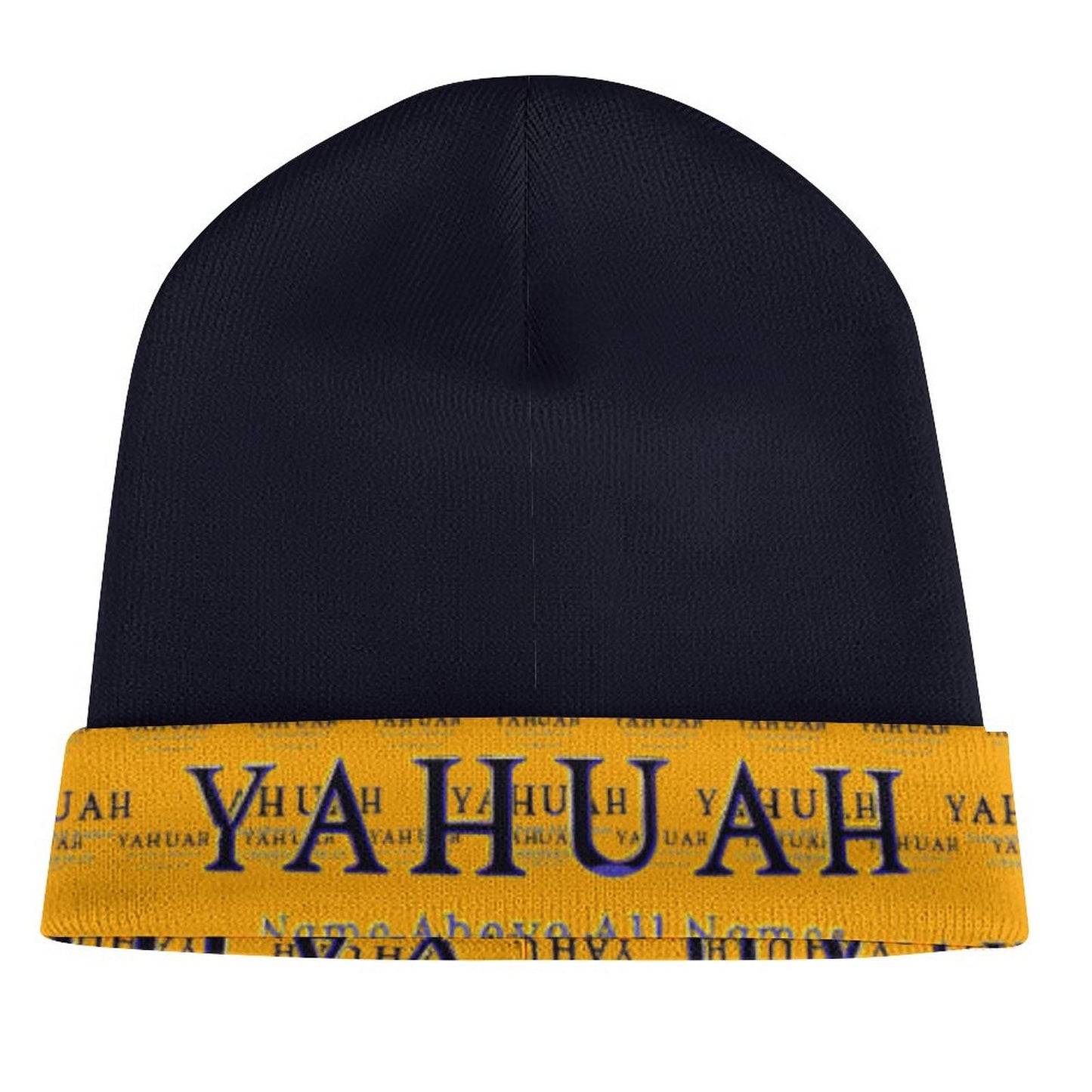 Yahuah-Name Above All Names 02-01 Designer Cuffed Beanie
