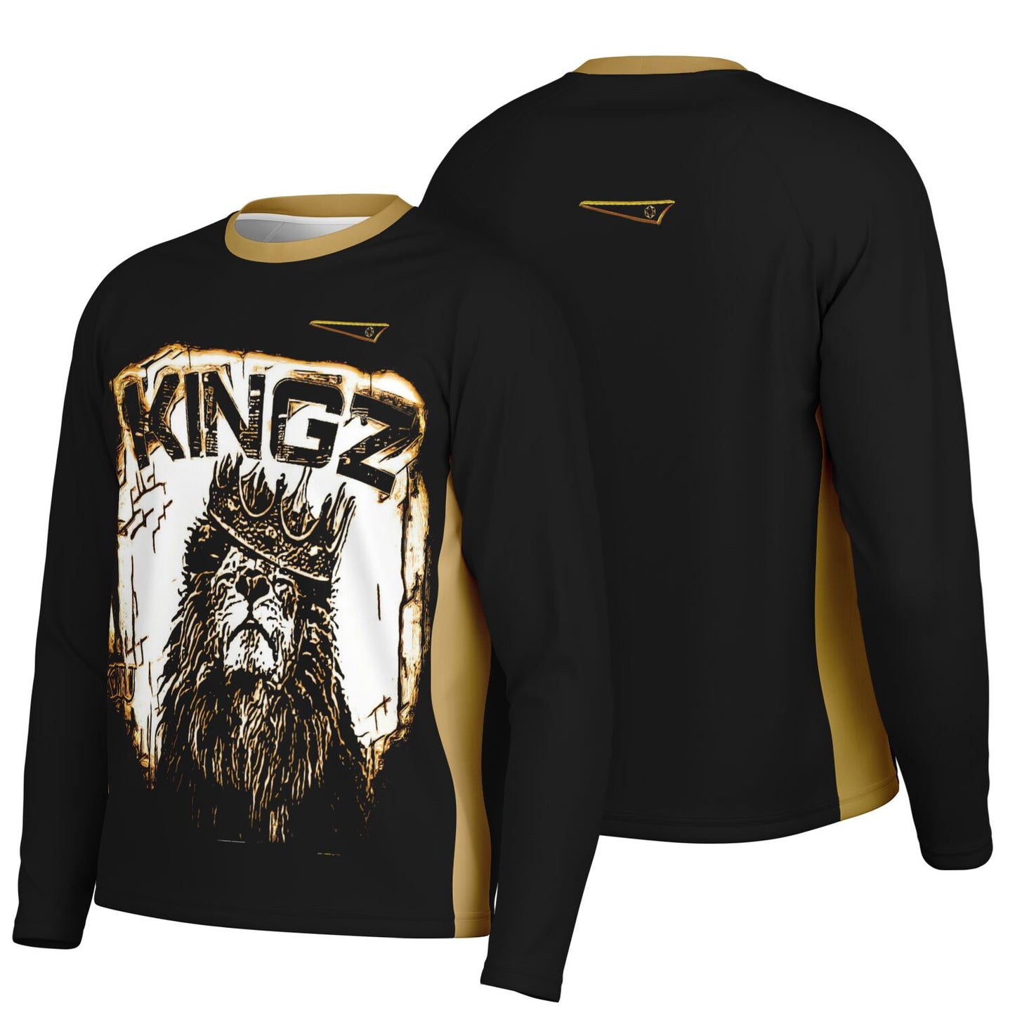 KINGZ 01-01 Men's Designer Long Sleeve Performance T-shirt