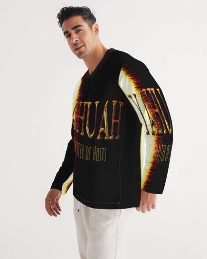 Yahuah: Master of Hosts (01-03) | Men's Long Sleeve Jersey Tee