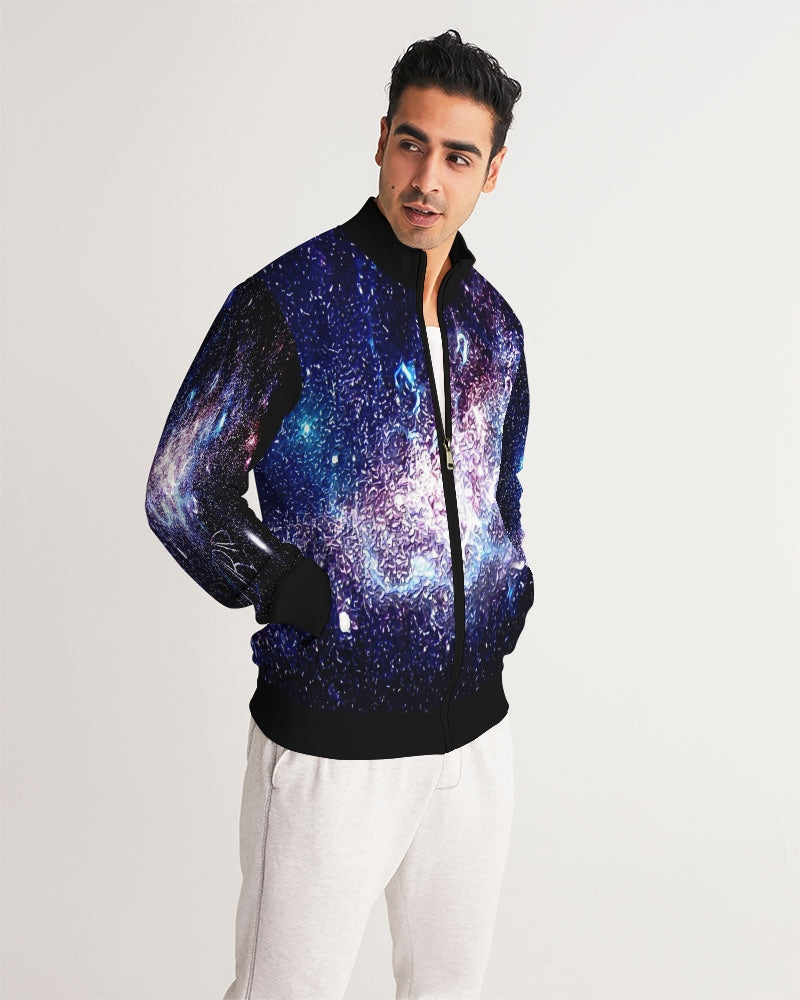 Galaxy Prints 01 Men's Designer Stripe Sleeve Track Jacket