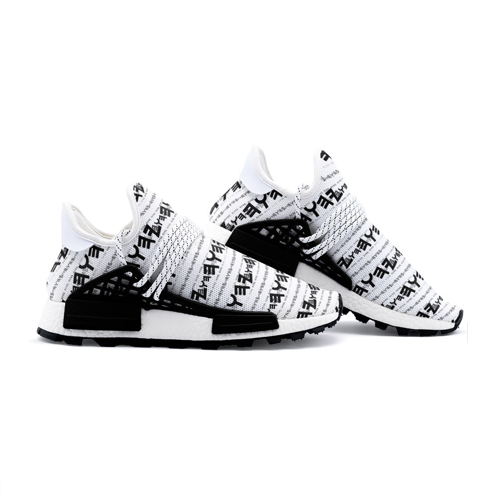 Most High God - Yahuah 01-01 White Lightweight Unisex Sneakers