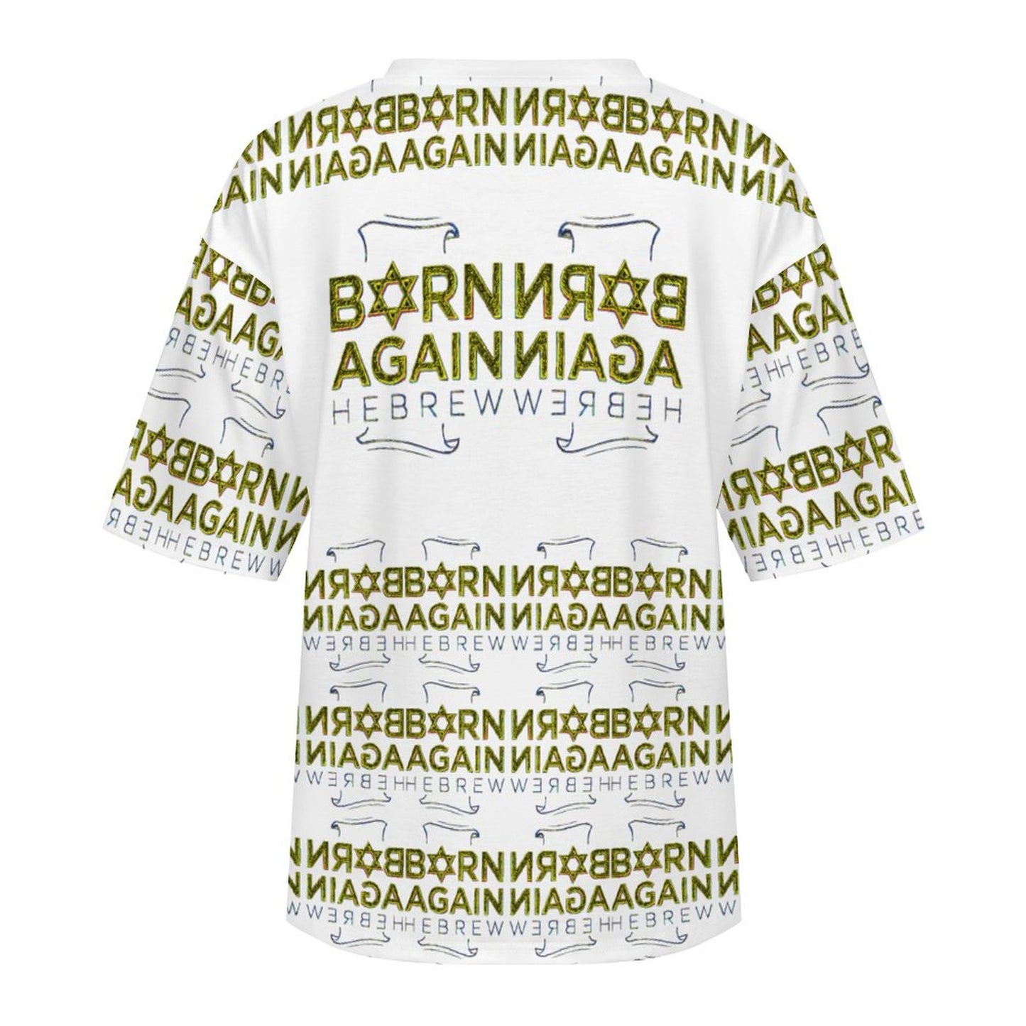 Born Again Hebrew 01-01 Designer Half Sleeve Cotton Unisex T-shirt