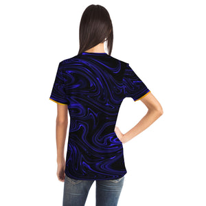 Yahuah-Tree of Life 02-02 Elect Camiseta con bolsillo de diseñador para mujer 