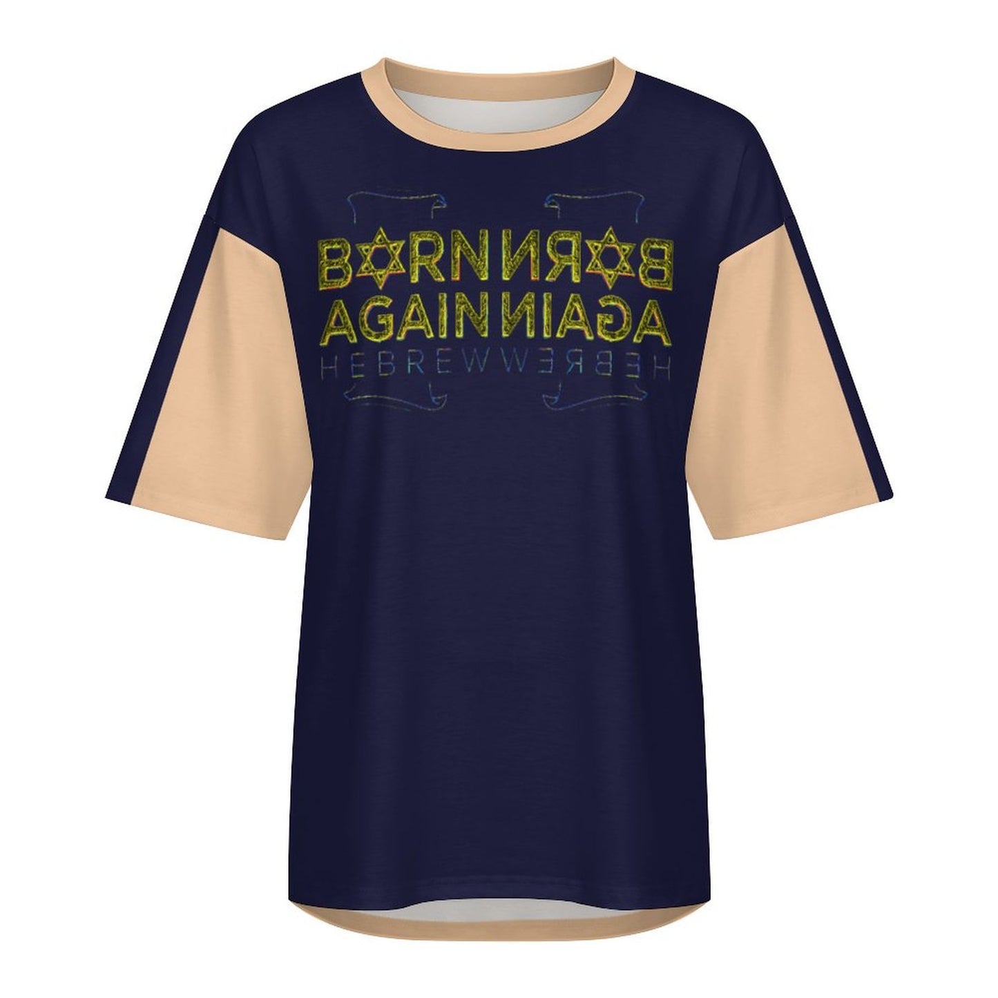 Born Again Hebrew 01-01 Designer Half Sleeve Cotton Unisex T-shirt