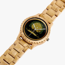 Cargar imagen en el visor de la galería, Yahuah-Tree of Life 03-01 Designer Italian Olive Lumber Wooden 45mm Quartz Unisex Watch