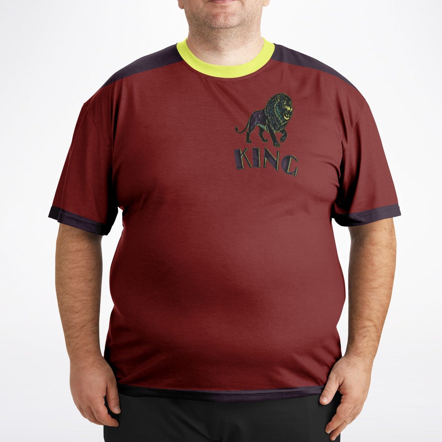 KING 01-02 Men's Designer Plus Size T-shirt