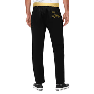 KING 01-01 Men's Designer Open Bottom Sweatpants