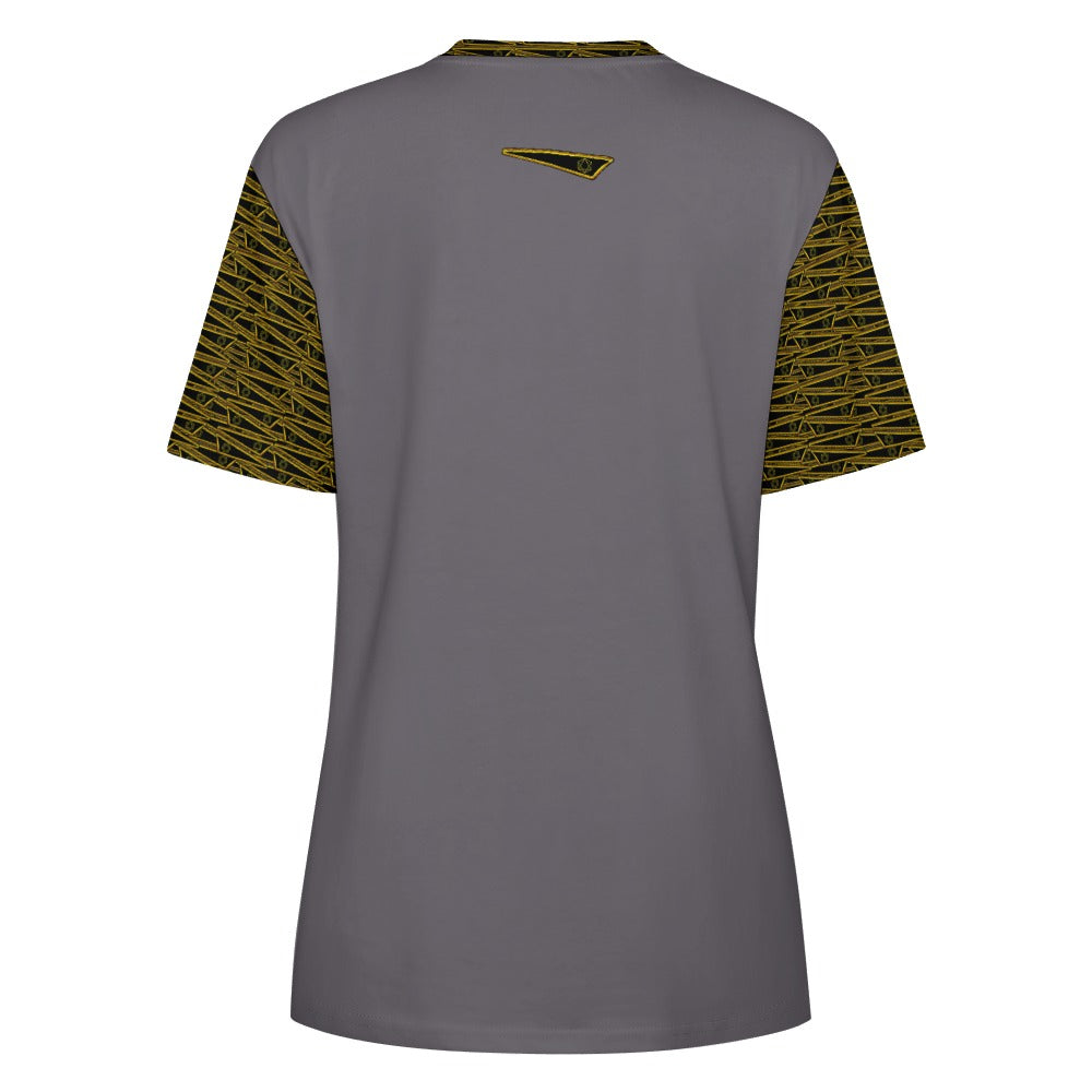 Flag of David, The Ladies Designer Cotton T-shirt (7 colors)