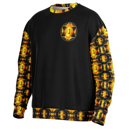 Hebrew World 01-02 Royal Radiance Heavyweight Oversized Unisex Sweatshirt