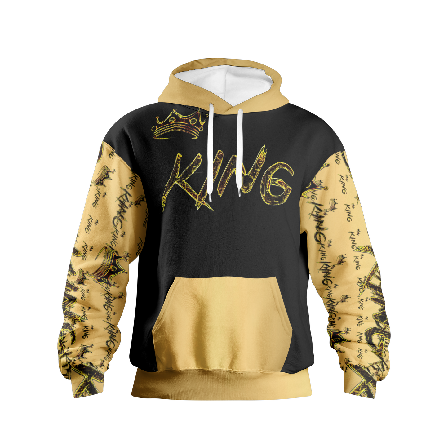 KING 01-01 Men's Designer Pullover Hoodie