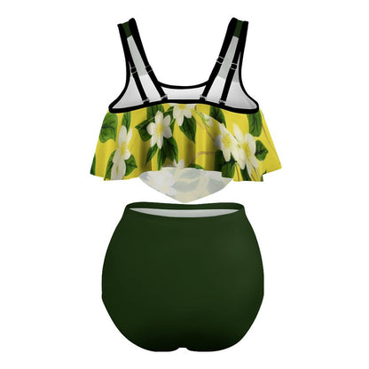 TRP Floral Print 10: Jasmine Vine 01-01 Designer Plus Size Tankini