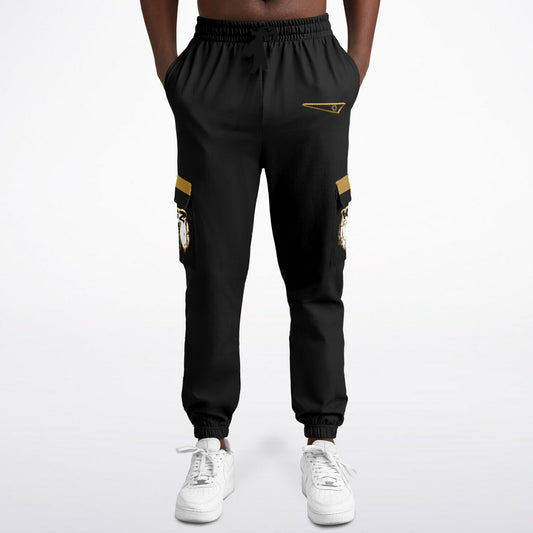 KINGZ 01-01 Men's Designer Athletic Cargo Joggers