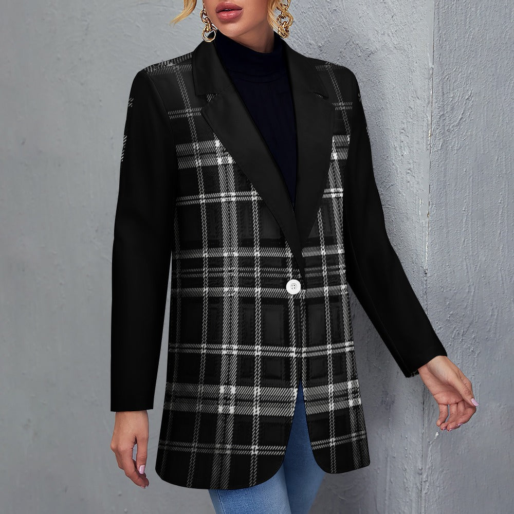 TRP Twisted Patterns 06: Digital Plaid 01-06A Ladies Designer Blazer