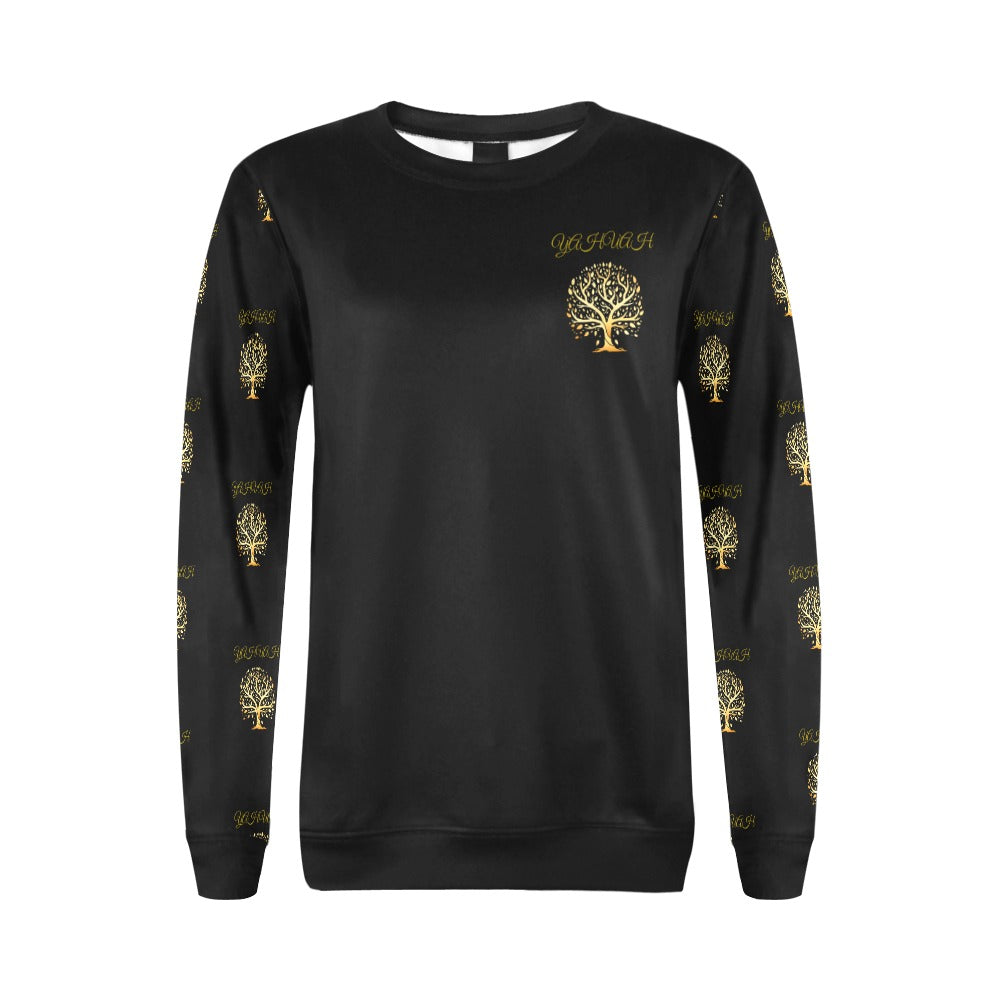 Yahuah-Tree of Life 01-01 Ladies Designer Sweatshirt