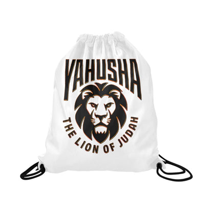 Yahusha-The Lion of Judah 02-01 Drawstring Bag, Large