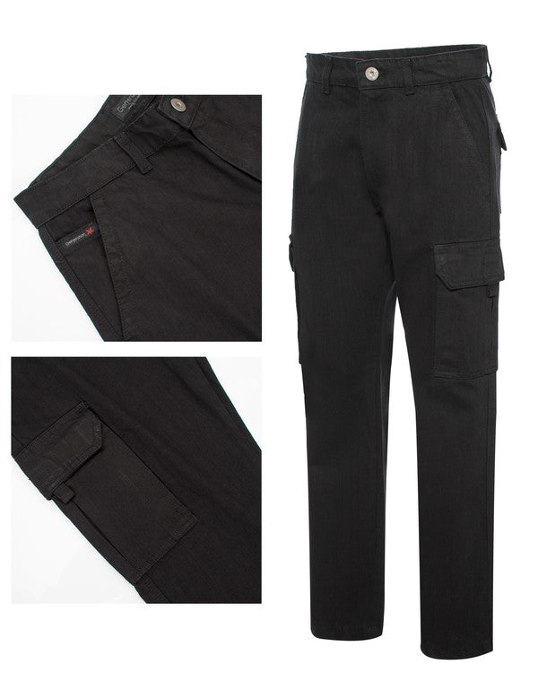 Solid Color Cargo Pants for Men (4 colors)