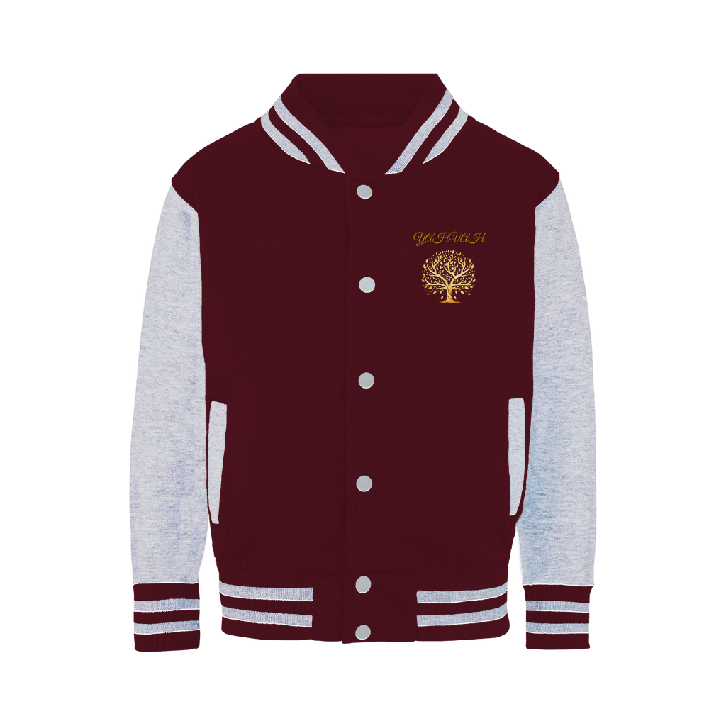 Yahuah-Tree of Life 01 Designer AWDis Varsity Jacket (4 colors)