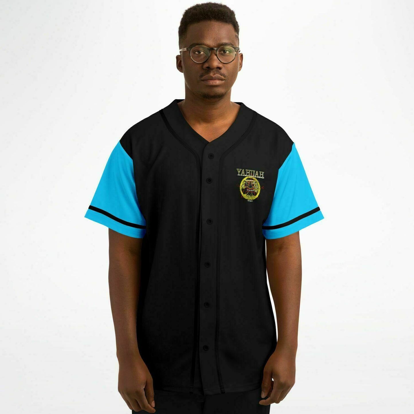 A-Team 01 Blue Designer Baseball Jersey