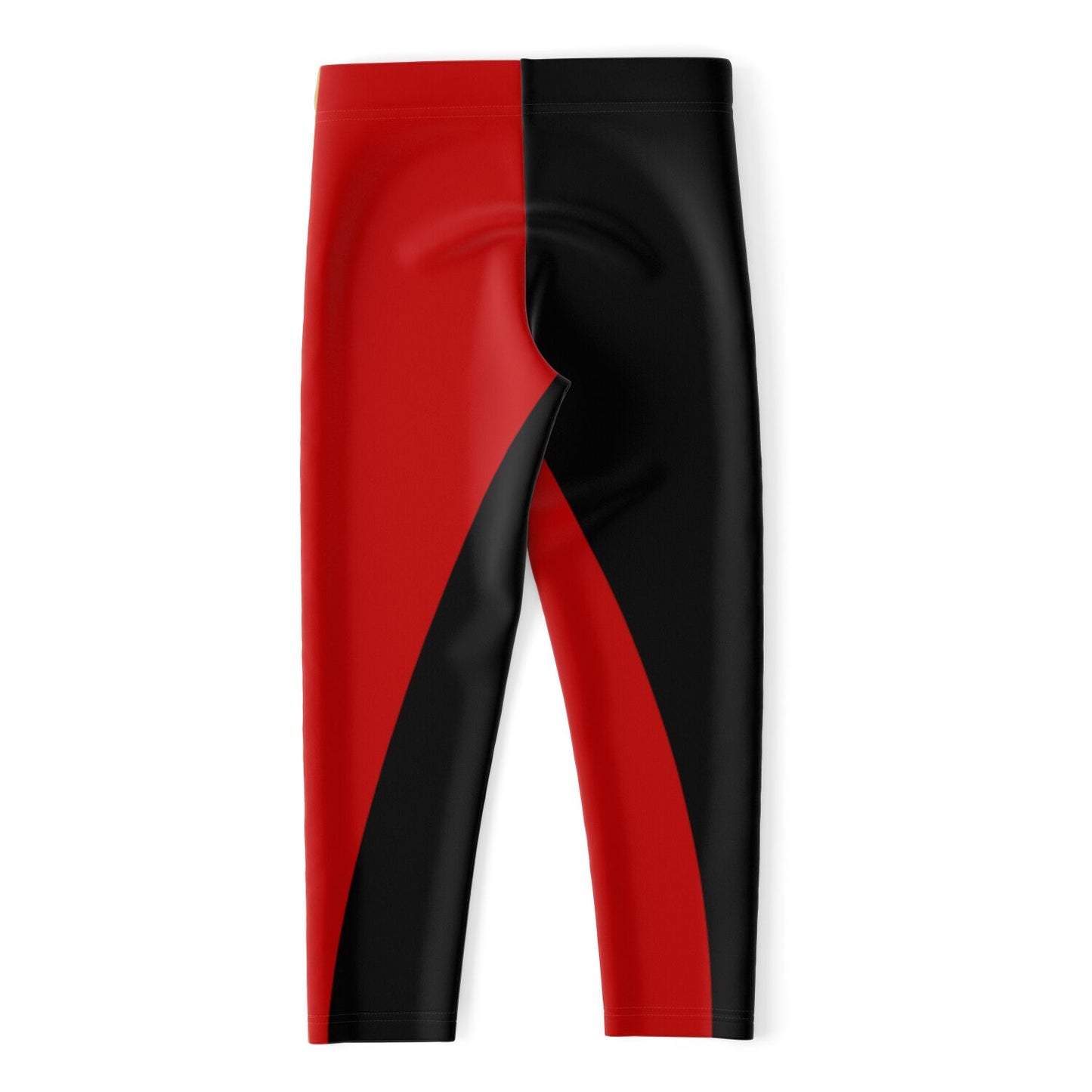 A-Team 01 Red Designer Capri Leggings