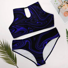 Load image into Gallery viewer, TRP Maze 01-02 Designer Two Piece Halter Tie Back Plus Size Swimsuit