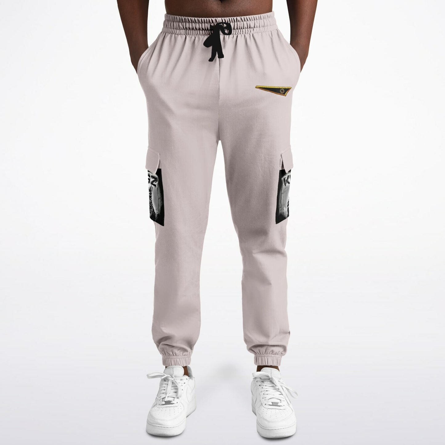 KINGZ 01-02 Men's Designer Athletic Cargo Sweatpants